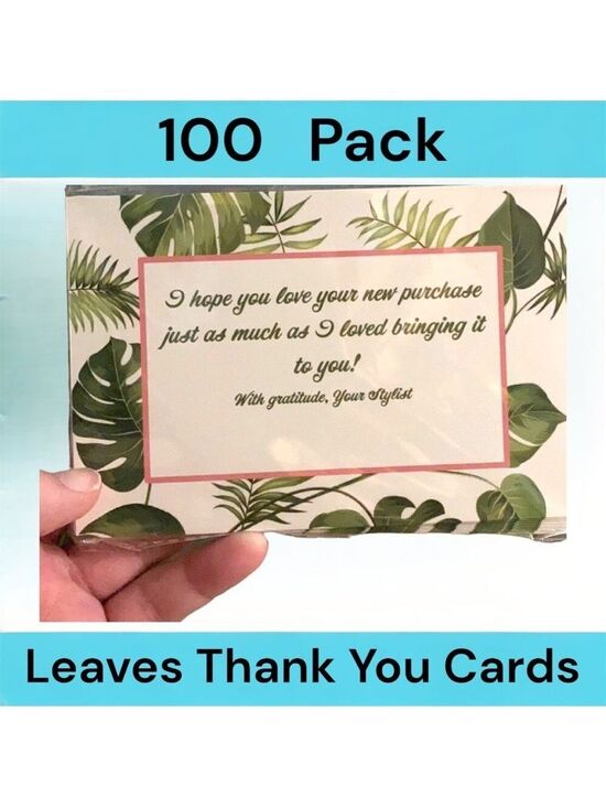Other - 100 4X6 Leaves Thank You Cards PRICE IS FIRM